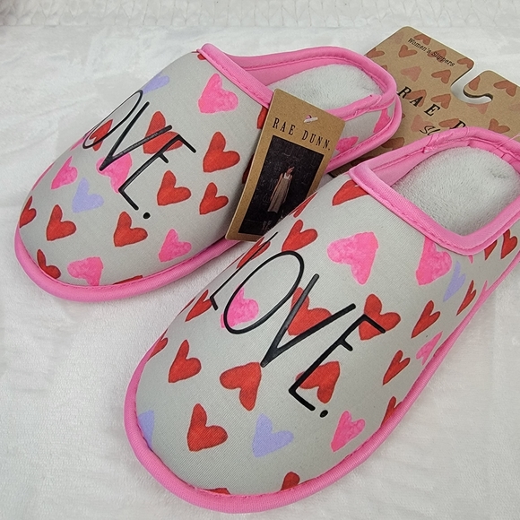 Rae Dunn Shoes - Rae Dunn Love Slippers